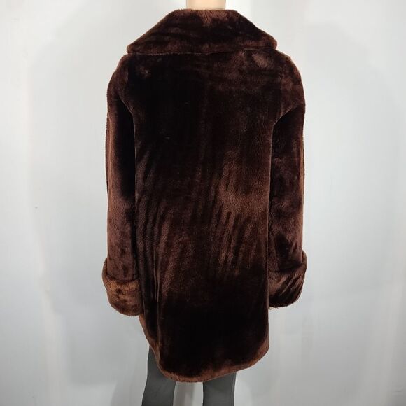 GRANNICK vintage Mouton 1940s Fur Coat - Picture 3 of 14